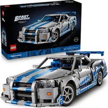 LEGO ® Technic™ Daha Hızlı Daha Öfkeli Nissan Skyline Gt-R (R34) Araba 42210 - 18+ Model Seti (1410P