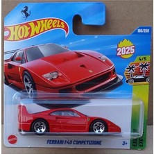 Hot Wheels Ferrari F40 Competizione 1:64 Diecast Model Araba Metal Gövde ile Gerçekçi Detaylar