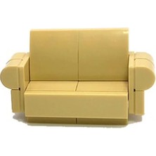 LEGO Orjinal Aksesuar Moc Custom Minifigür Modular Building Bina Mobilya Taba Retro Koltuk