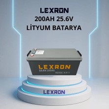Lexron 200AH 25.6V Lityum Batarya Yüksek Enerji Yoğunluğu ile Uzun Ömürlü Performans Sunar