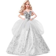 Barbie 2021 Mutlu Yıllar Bebeği Dalgalı Sarı Saçlı, 30 Cm.gümüş Rengi Elbiseli GXL18