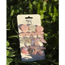 Bag And Shine 4 Lü Pembe Set Toka