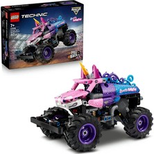 LEGO ® Technic Monster Jam™ Sparkle Smash™ Çek–bırak 42220 – 7+ Oyuncak Yapım Seti (243 Parça)