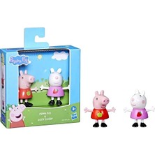 Peppa Pig Peppa'nin En Iyi̇ Arkadaşlari Oyun Seti̇ Peppa Pig & Suzy Sheep F76