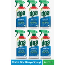 Doa Banyo Extra Güç Temizlik Spreyi 1 Lt x 6 Adet
