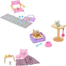 Barbie Renkli Ev Aksesuarları Serisi GRG56 Bratz Temalı Eğlenceli Oyun Seti