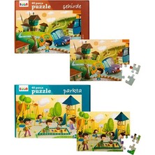 Eolo Şehirde ve Parkta 2li Puzzle Set
