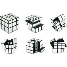 Moyu 3X3X3 Mi̇rror Zeka Küpü Si̇hi̇rli̇ Zeka Küpü Chrome Edi̇ti̇on