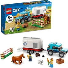 LEGO 60327 City - At Nakliye Aracı, 196 Parça, +5 Yaş