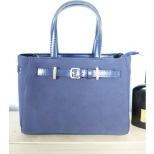 Aura Collection Online Omuz ve El Çnatası Çıkarılabilir Askılı Süet - Velluto