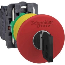 Schneider Electric XB5AS9445 Kırmızı 40MM Acil Basm.düğ.plastik Buton