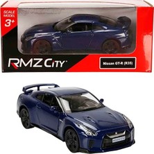 Rmz City 1:32 Uzak Doğu Serisi Die Cast Çek Bırak Model Araba - Lacivert Nissan Gt-R (R35)