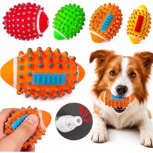 Bak Gel Al BakGelAl Sesli Kauçuk Köpek Oyuncağı Diş Kaşıma ve Diş Temizleme Çiğneme Topu