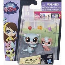 Littlest Pet Shop Miniş ve Yavrusu Holden Mustel,adalyn Mustel Minişler Pet Shop Orijinal Minişler L