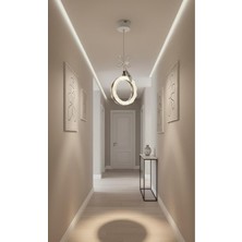 UltraMint Şık Tekli Kristal LED Avize ile Evinize Zarif Işıklandırma