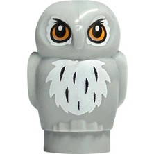LEGO Aksesuar Moc Custom Animal Hayvan Owl Harry Potter Açık Gri Yavru Baykuş 1 Adet Gönderilecek
