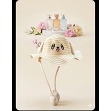 C&On Design Hasır Şapka Kulakları Hareketli Güneş Şapkası