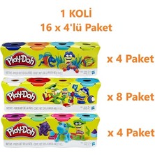 Hasbro Oyun Hamuru 4'lü 1 Koli (112GR x 64 Adet)