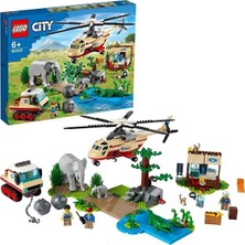 LEGO City Vahşi Hayvan Kurtarma Operasyonu 60302 - Yaratıcı Oyuncak Yapım Seti (525 Parça)