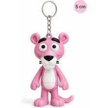 Bytex Store Bytexstore Pembe Panter Anahtarlık Çanta Charm 5 cm
