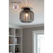 UltraMint Modern Siyah Plafonyer Avize, Iç Mekan Aydınlatma, Dekoratif Tasarım