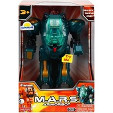 Sunman M.a.r.s Armorbot Yürüyen Sesli 18 cm Metal Gövde ile Gerçekçi Detaylar Sunan Robot