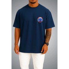 Bahriyeli Collection Oversize Tcg Yıldıray Logo Cep Baskılı Unisex T-Shirt