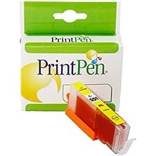 Elivora Canon CLI-551XLY Sarı Yüksek Kapasite Muadil Mürekkep Kartuşu 2li Paket