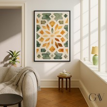 Nt Handmade Mc Home Art Doğal Ahşap Çerçeveli Uv Renkli Motifli Baskı Duvar Tablosu – Modern & Şık Duvar Dekoru