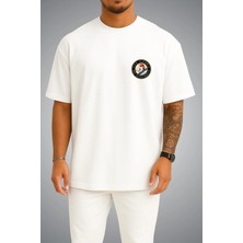 Bahriyeli Collection Oversize Tcg Pirireis Logo Cep Baskılı Unisex T-Shirt