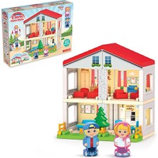 Dede Moonlight Tr Oyuncak Eğitici 2 Katlı Ev Bloklar 42 Parça