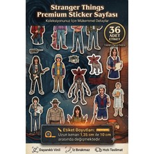 Hunga Stranger Things Sticker Seti 36 Adet