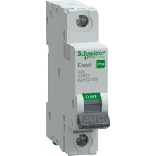 Schneider Electric EZ9F59120 Easy 9 Pro 1p 20A 10KA C Tipi Otomatik Sigorta