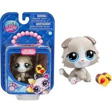 Littlest Pet Shop Minişler Tekli Paket S4 - 229-SCOTTISH Fold Longhair Kedi