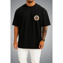 Bahriyeli Collection Oversize Tcg Anafartalar Logo Cep Baskılı Unisex T-Shirt