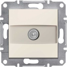 Schneider Electric EPH3270123 Asfora Krem 1 Db Sonlu Çerçevesiz Tv Prizi