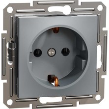 Schneider Electric EPH2900162 Asfora 16A Çerçevesiz Çelik Topraklı Priz