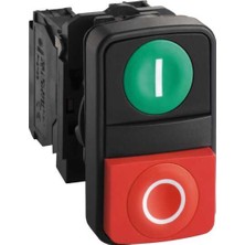 Schneider Electric XB5AL73415 Kır/yeş 22MM Plastik Buton Çiftli