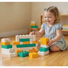 Dolu Dev Tuğla Blok Pastel Renkler (48 Parça) 2644