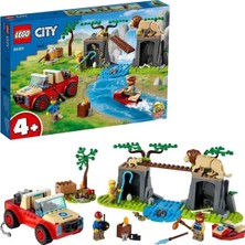 LEGO City Vahşi Hayvan Kurtarma Jipi 60301 Çizgi Dizi Karakteri Içeren Oyuncak Yapım Seti (157 Parça