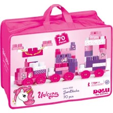 Dolu 2552 Unicorn Çantalı Mega Blok 70 Li