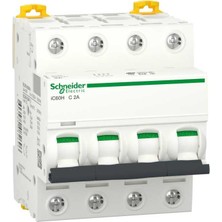 Schneider Electric A9F84402 C 4*2 A W.otomat İC60H 10 Ka
