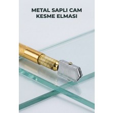 Evgereçlerim Cam Kesme Elması Metal Saplı Yağ Hazneli