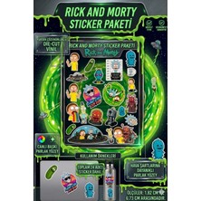 Hunga Rick And Morty 24 Adet Sticker Seti