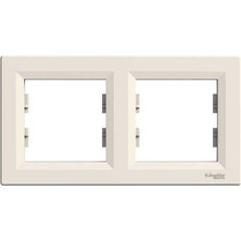 Schneider Electric EPH5800223 Asfora Ikili Çerçeve Yatay Krem
