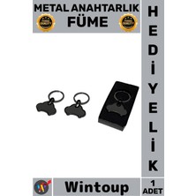 Wintoup #anahtarlık Şık Lüks Dayanıklı Paslanmaz Çelik Özel Tasarım Hediye Kurumsal Metal Anahtarlık Füme