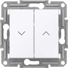 Schneider Electric EPH1370521 Asfora Beyaz Çerçevesiz Jaluzi Kumanda Anahtar