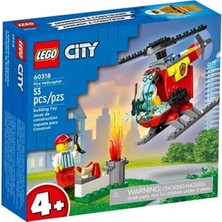 LEGO ® City Itfaiye Helikopteri 60318 Yapım Seti (53 Parça)
