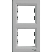 Schneider Electric EPH5810261 Asfora Ikili Çerçeve Dikey Alüminyum