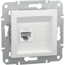 Schneider Electric EPH4770121 Asfora Tekli Beyaz Çerçevesiz RJ45 Cat6 Data Utp Priz